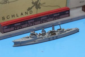 Battle cruiser "Vinetta" without masts (1 p.) GER 1912 Navis NM 36